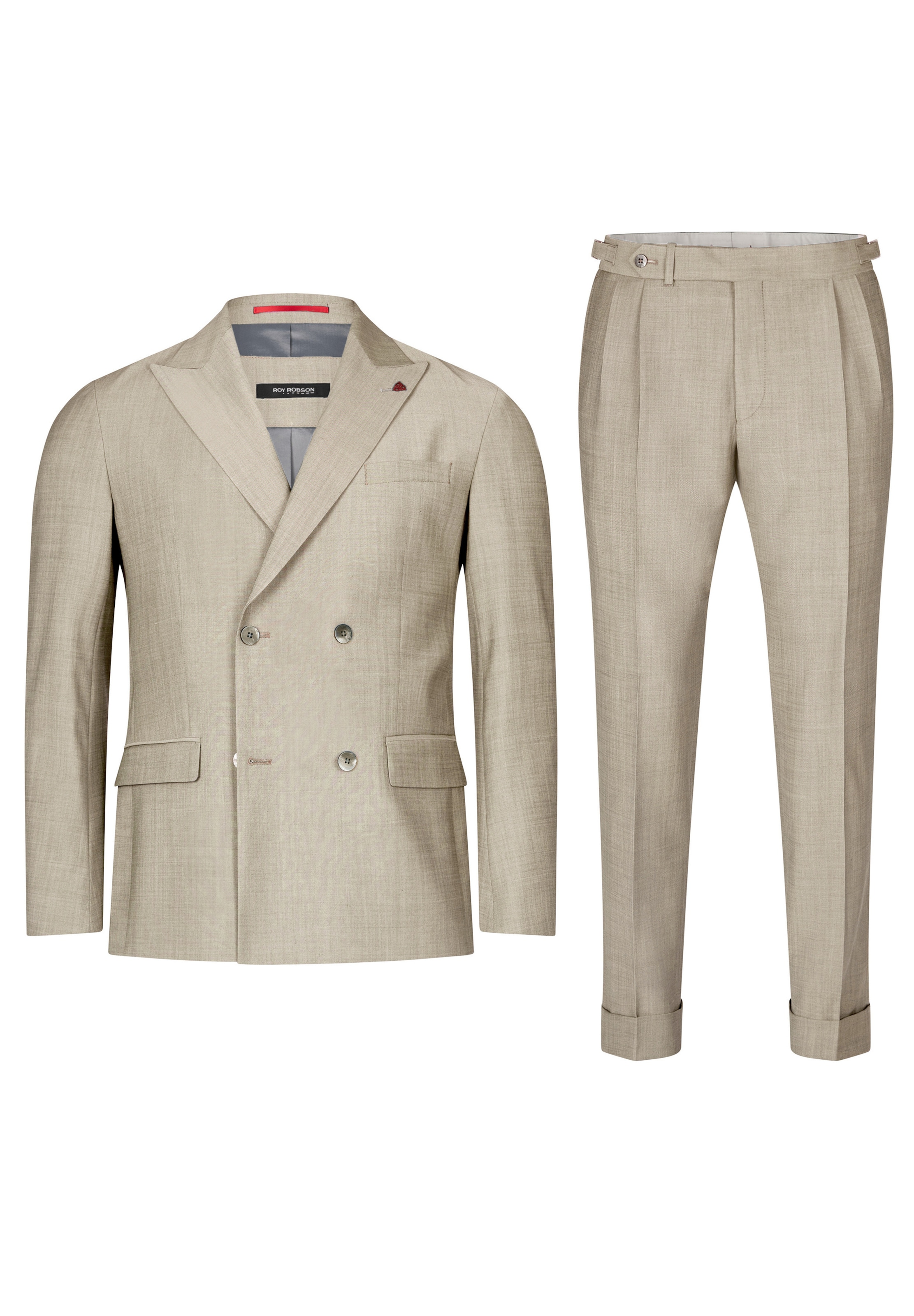 ROY ROBSON Anzug in Beige: Vorderseite