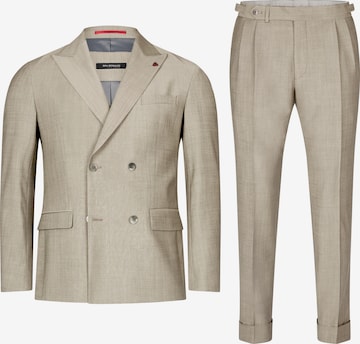 ROY ROBSON Slimfit Anzug in Beige: predná strana