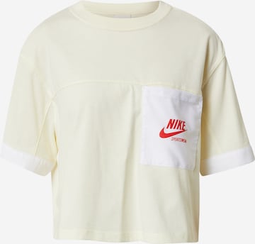 Tricou de la Nike Sportswear pe galben: față