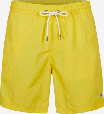 Pantaloncini sportivi da bagno 'Vert' di O'NEILL in giallo: frontale