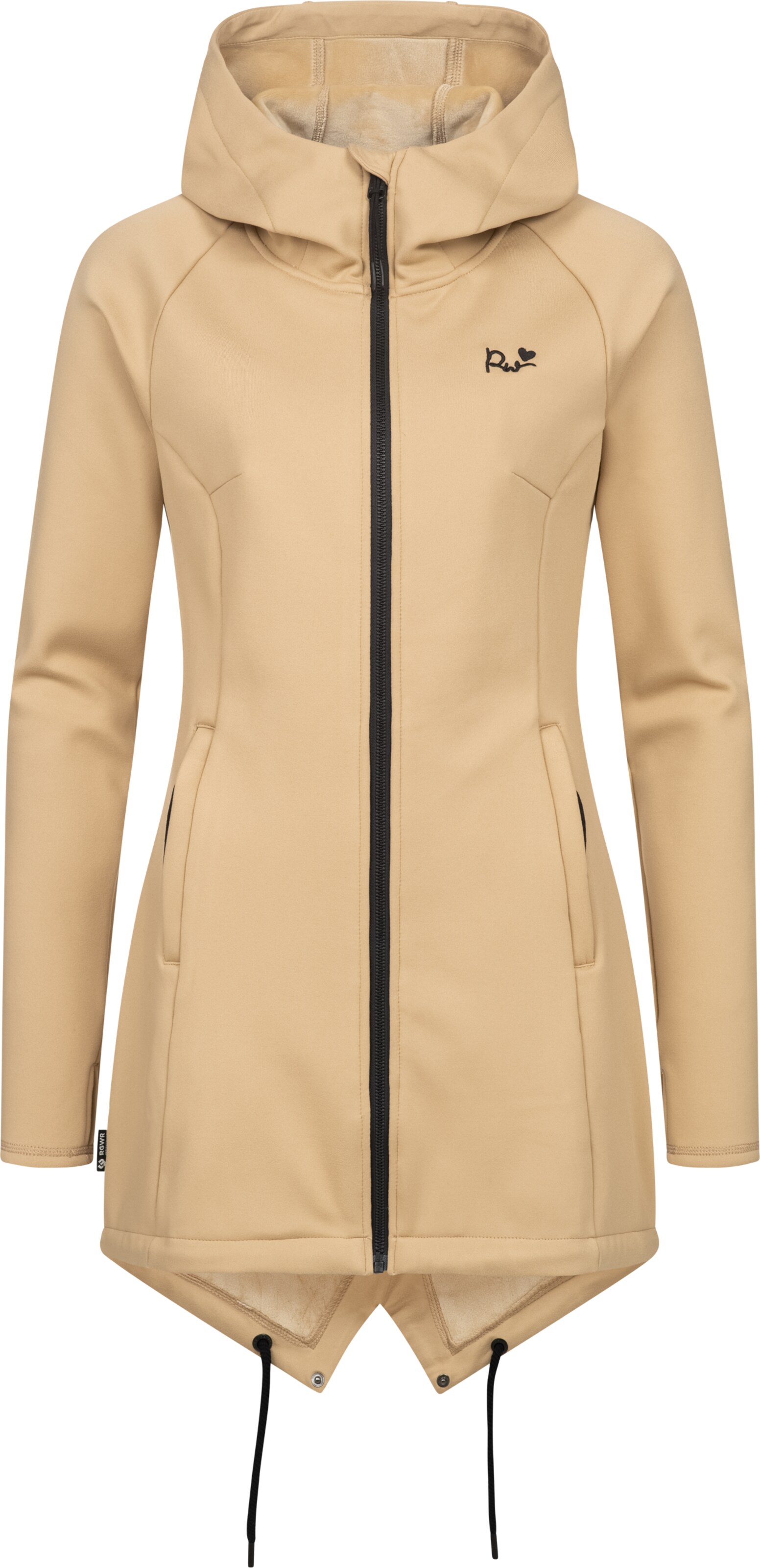 Ragwear Sweat jacket 'Wingi' in Beige