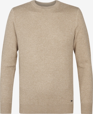 Petrol Industries Trui in Beige: voorkant