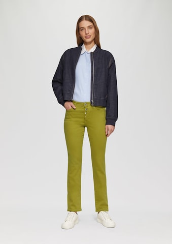 Coupe slim Jean 'Betsy' s.Oliver en vert