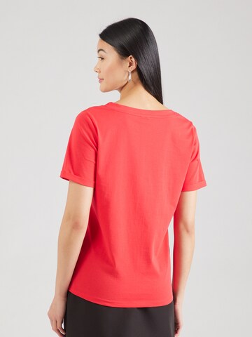PIECES - Camiseta 'PCRIA' en rojo