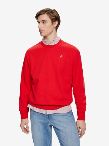 Sweat-shirt ESPRIT en rouge : devant