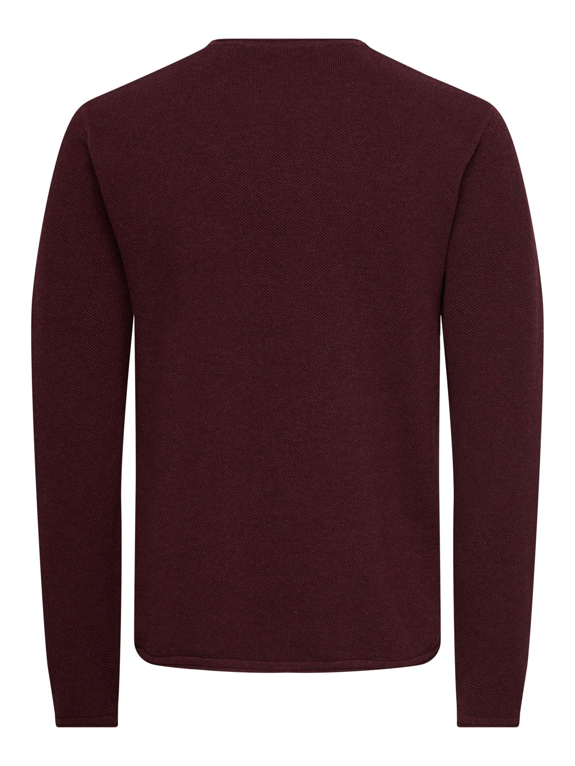 Only & Sons Sweater 'ONSFelix' in Red