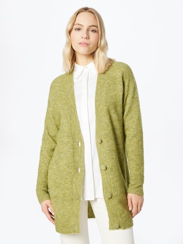 Cardigan 'ELLIE' OBJECT en vert : devant