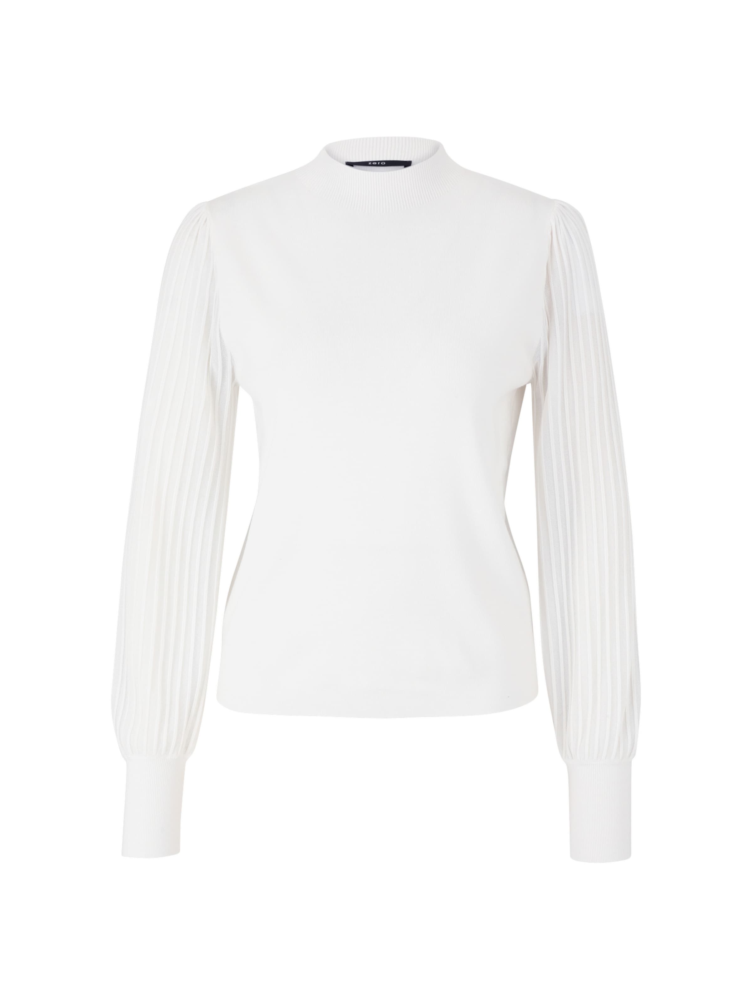zero Trui in Wit: voorkant