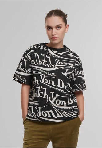 Von Dutch Originals T-Shirt 'Akira' in Schwarz: Vorderseite