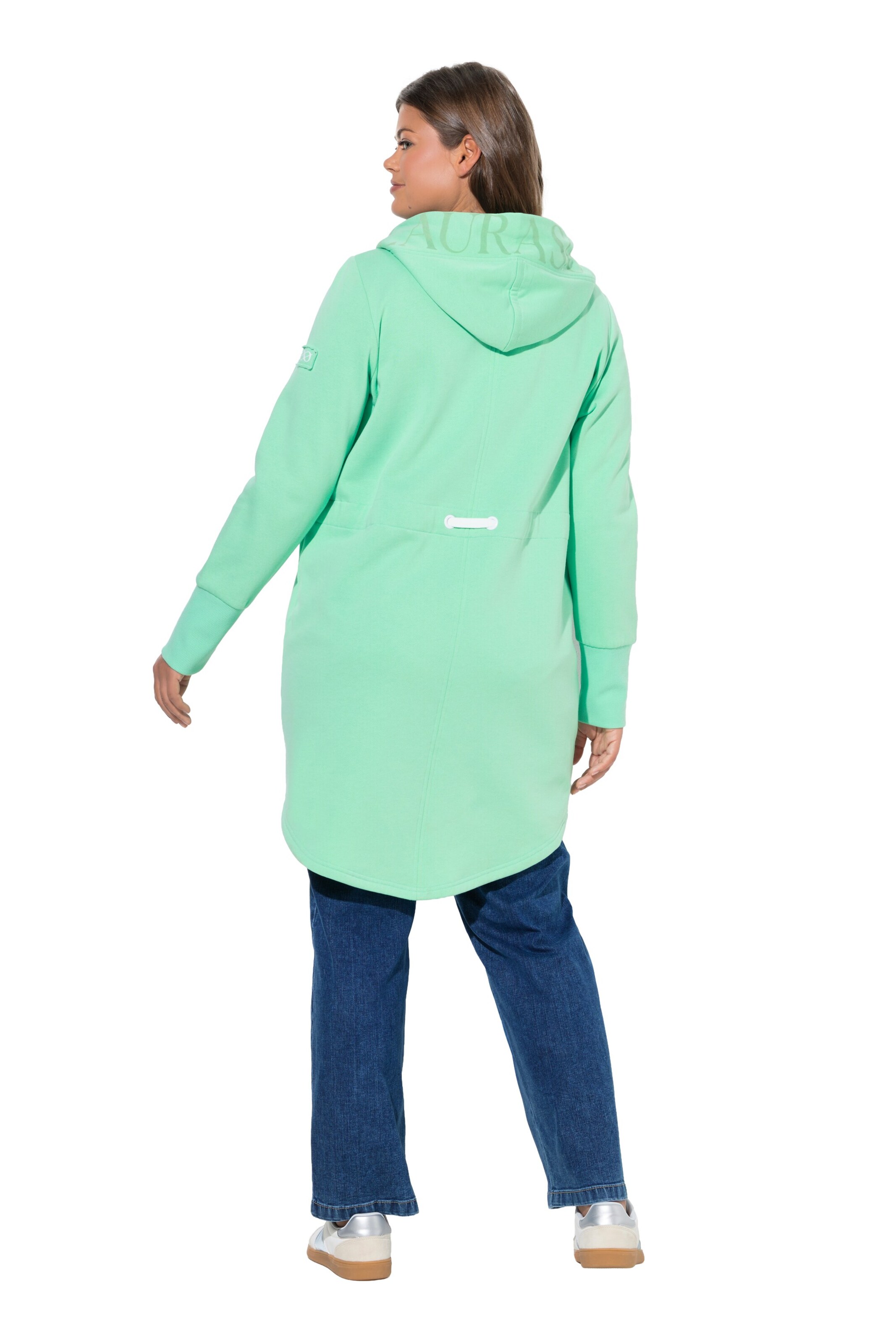 LAURASØN Sweatjacke in Grün