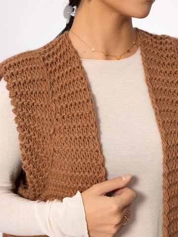 SASSYCLASSY Weste‌‌‌‌ in Beige