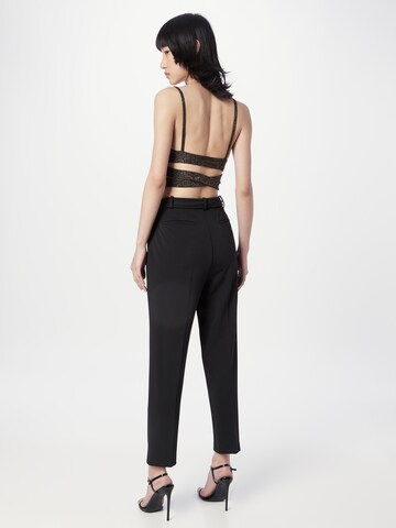 PINKO Regular Trousers with creases 'POTENZA' in Black