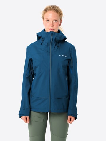 VAUDE Outdoorjacke 'Croz Alpine' in Blau: Vorderseite