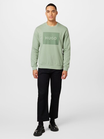 HUGO Sweatshirt 'Duragol222' in Groen