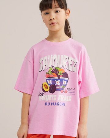 WE Fashion - Camiseta en rosa: frente
