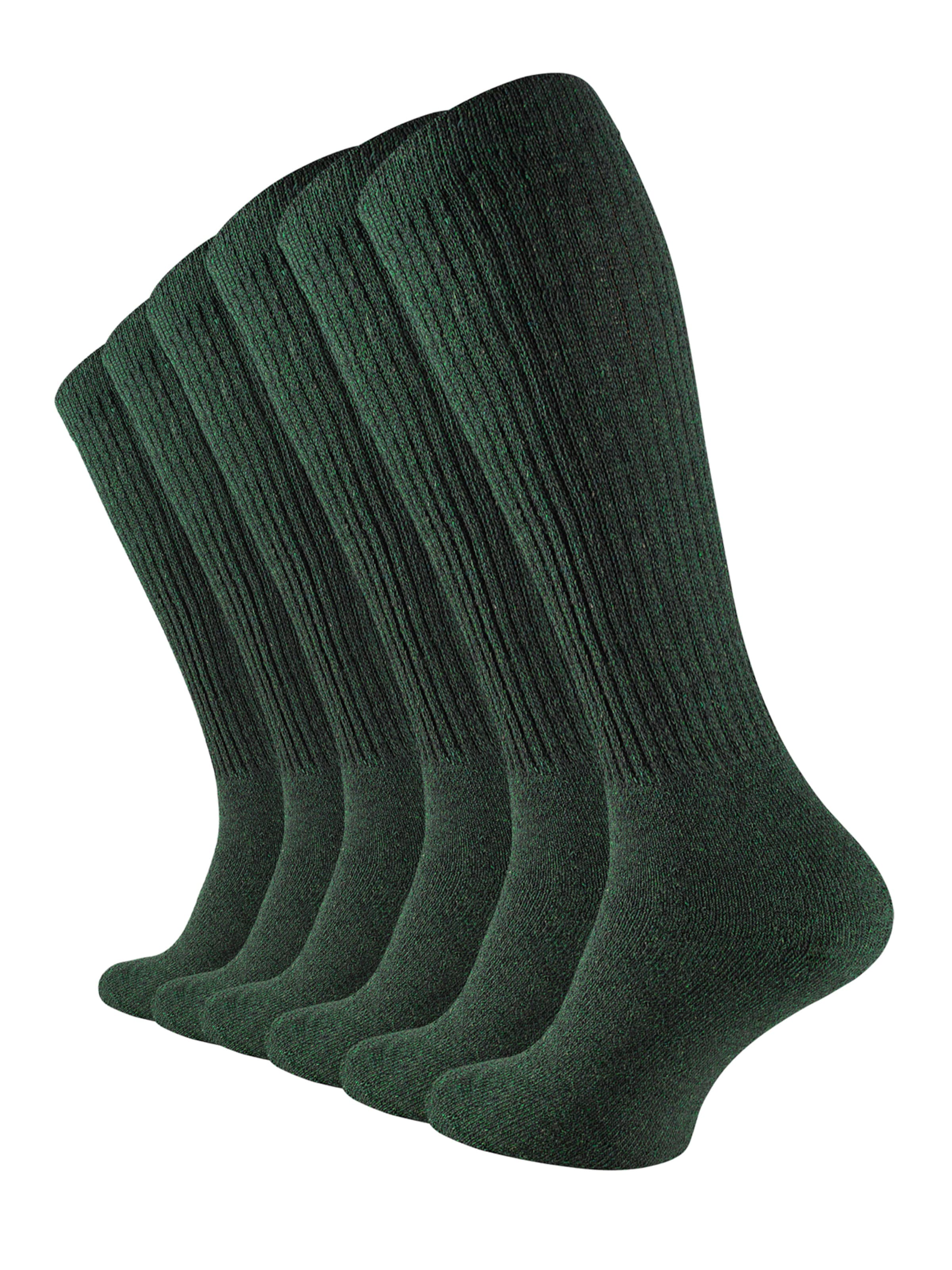 Cotton Prime Knee socks in Green: front