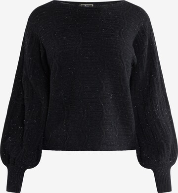 Pull-over faina en noir : devant