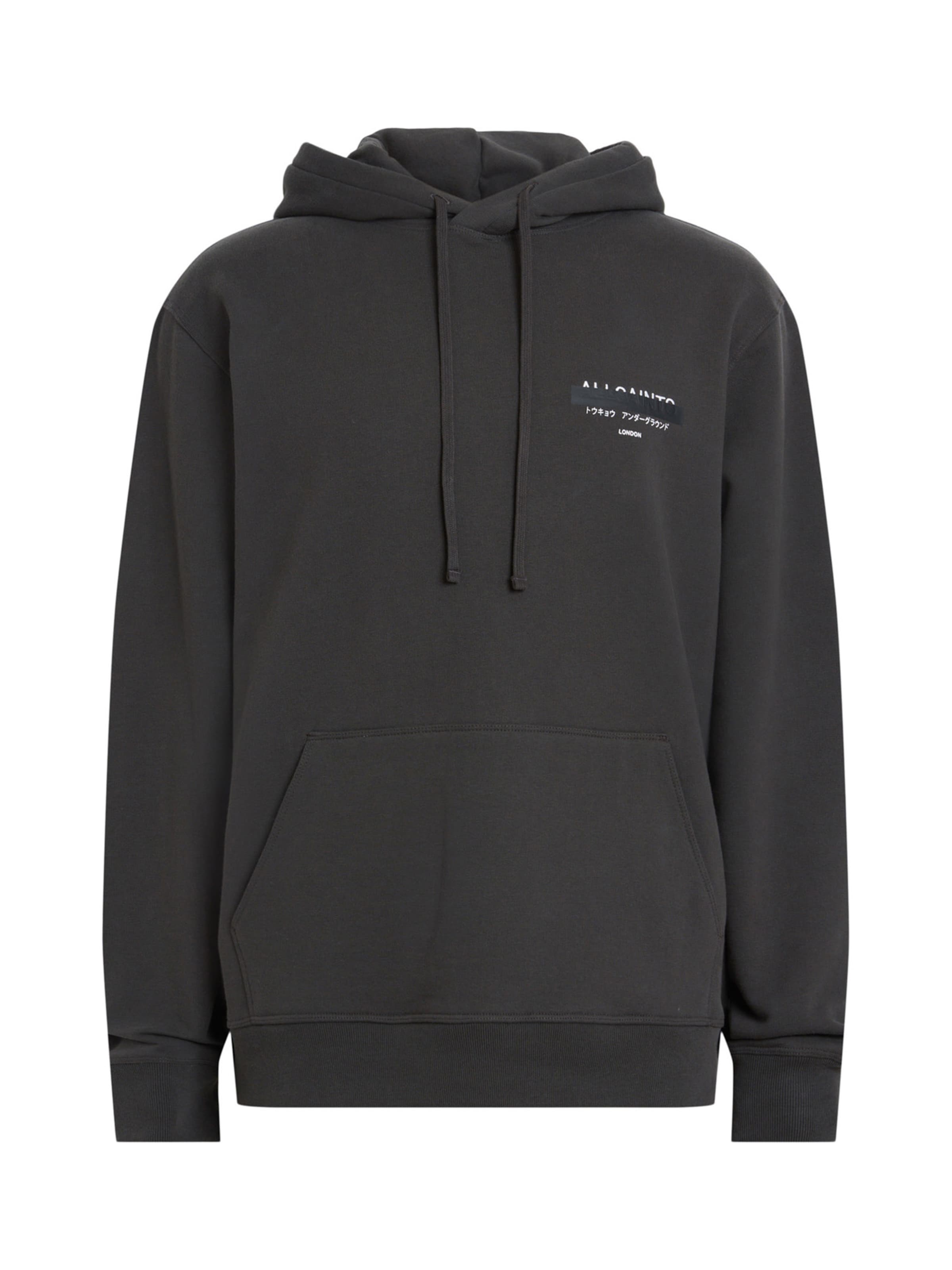 AllSaints Μπλούζα φούτερ 'REDACT OTH' σε μαύρο: μπροστά