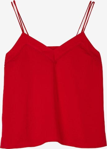 Camomilla Italia Top 'Taba' in Rood: voorkant