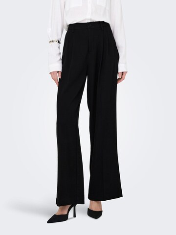 JDY Baggy Broek 'River' in Zwart: voorkant