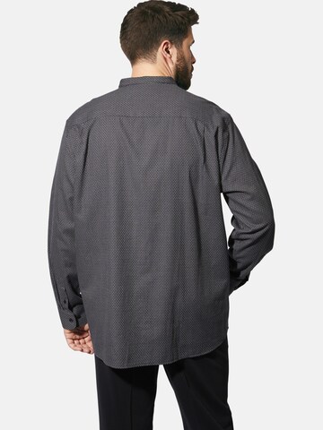 Charles Colby Comfort fit Overhemd 'Duke Cyrerty' in Grijs