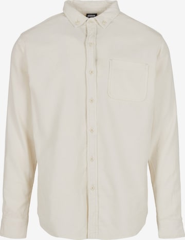 Urban Classics Button Up Shirt in White: front