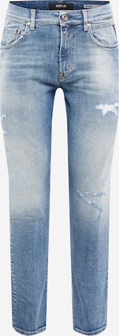 REPLAY Skinny Jeans 'MICKYM' in Blue: front