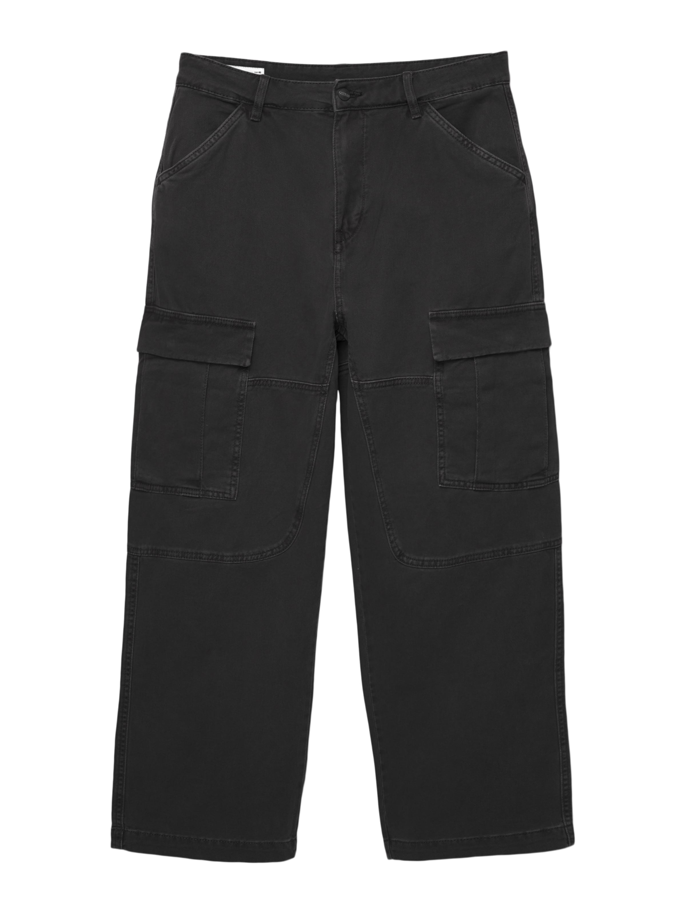 Pull&Bear Cargo trousers in Black, Item view