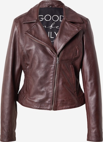 FREAKY NATIONPrijelazna jakna 'Nora' - smeđa boja: prednji dio