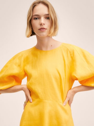 Robe 'Filipa' MANGO en jaune