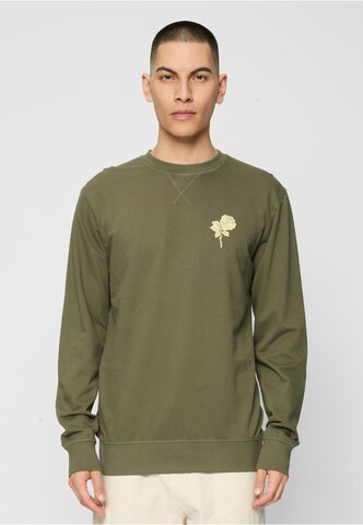 MT Men Sweatshirt 'Wasted Youth' in Green: front