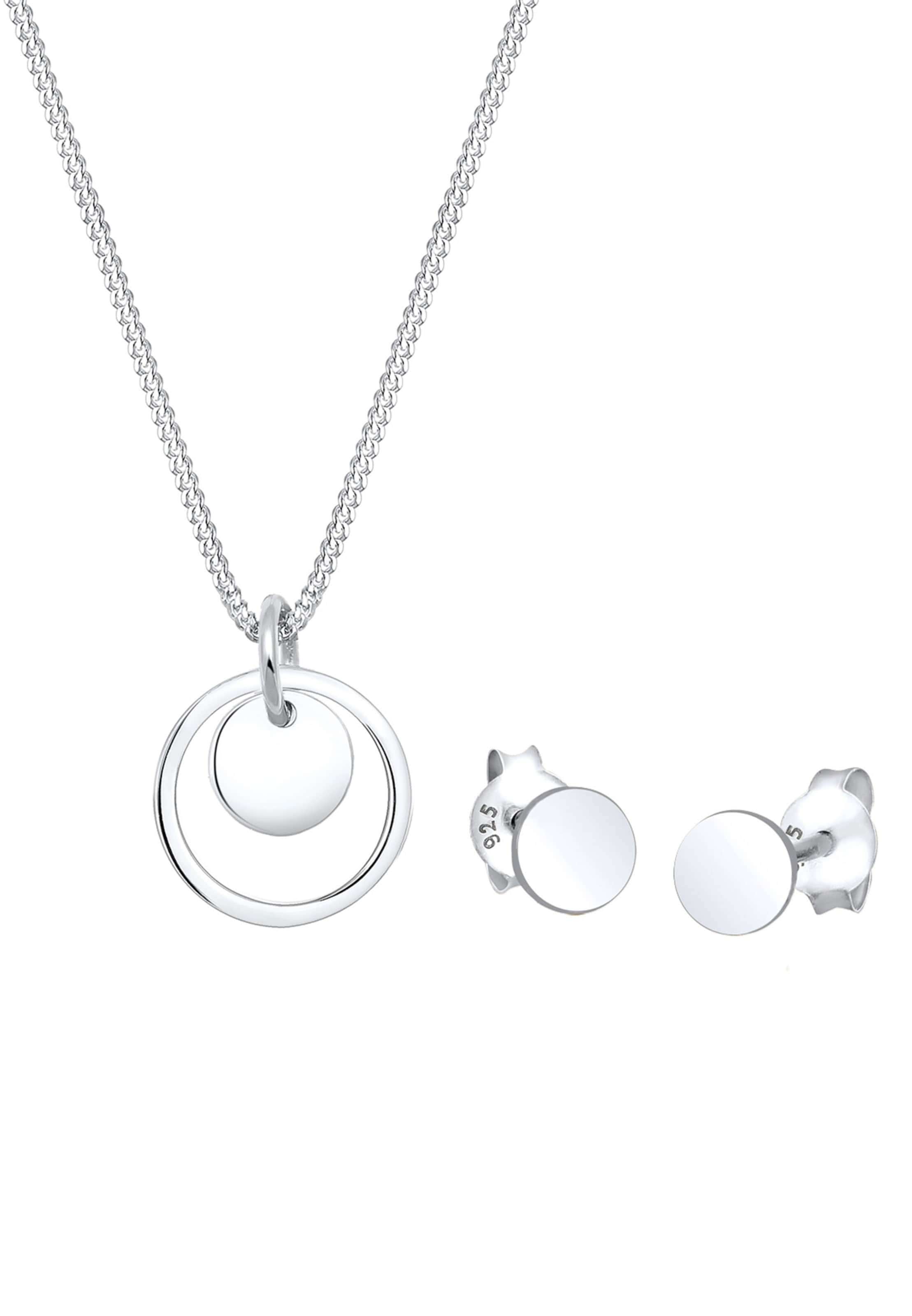 ELLI Jewelry set in Silver: front