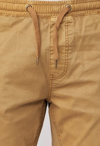 Regular Pantalon 'Fields' INDICODE JEANS en beige