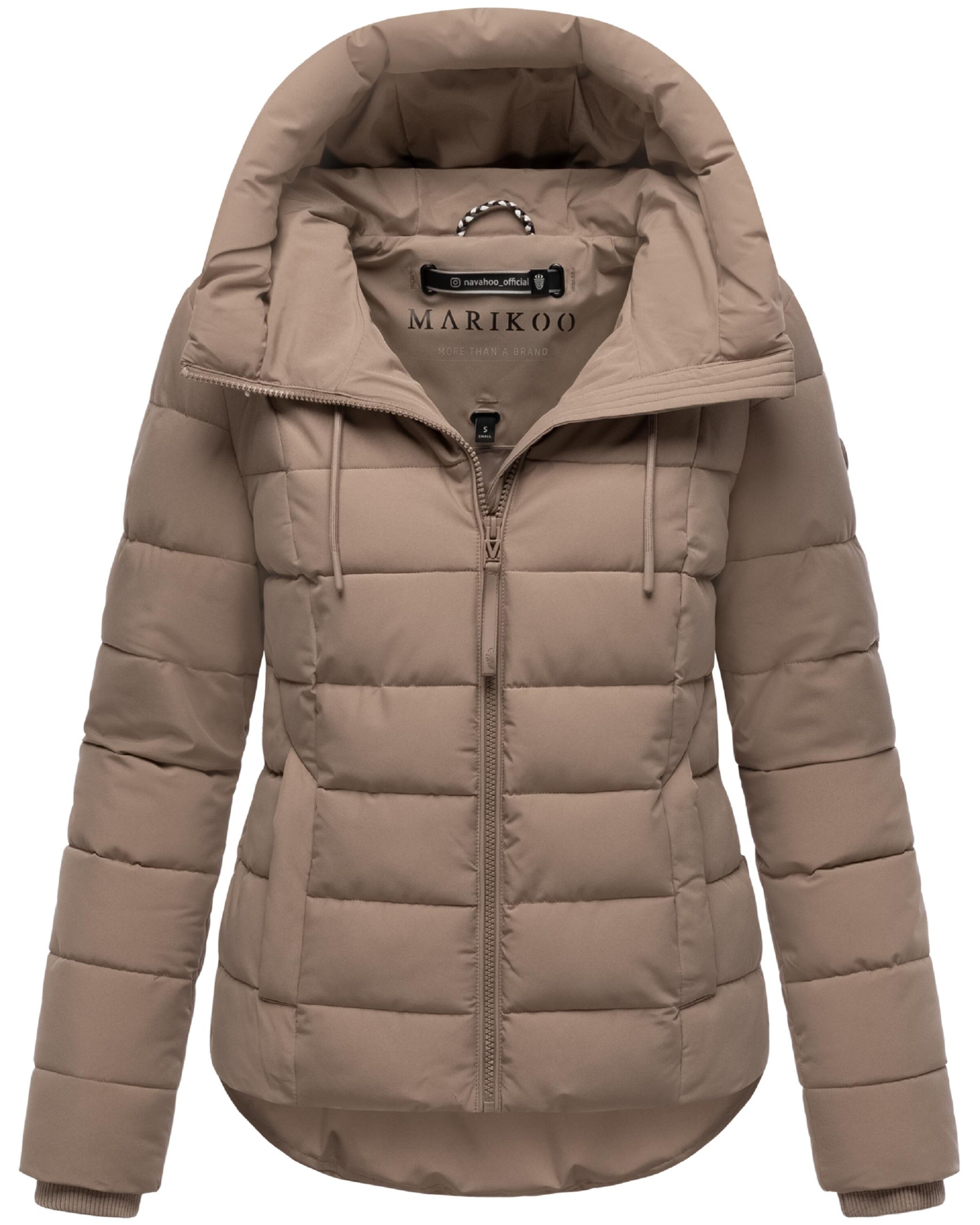 MARIKOO Winter Jacket 'Tayenaa 16' in Grey
