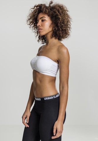 Urban Classics Bandeau Top w kolorze biały