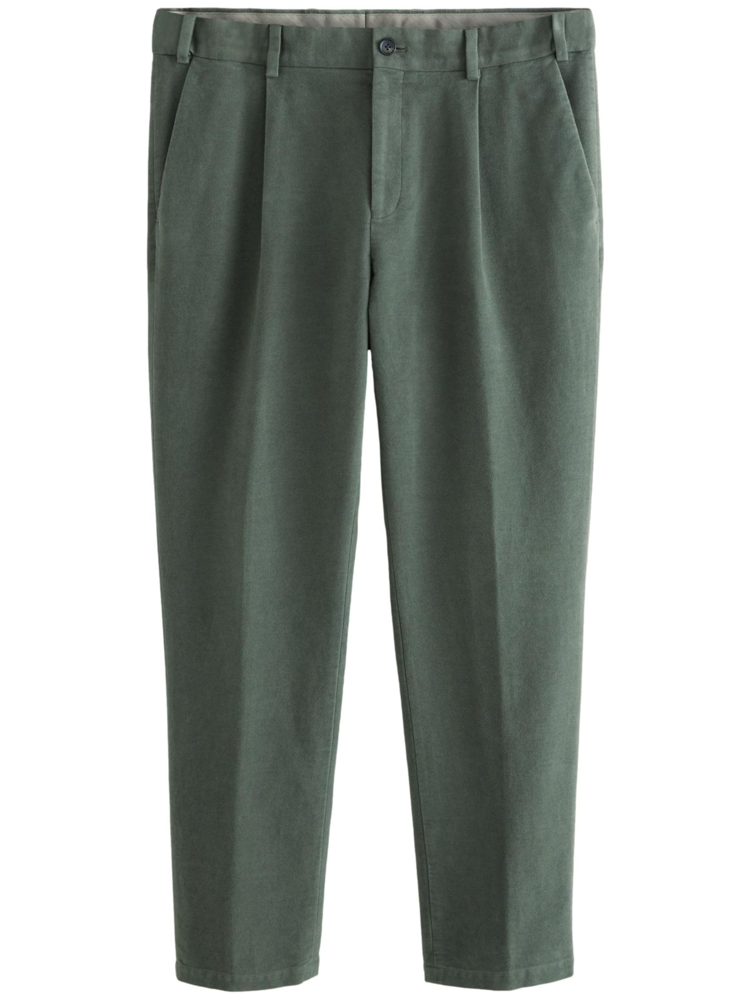 Regular Pantalon chino Next en vert : devant