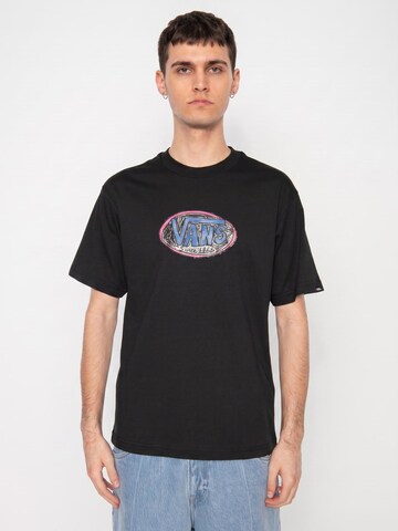VANS Shirt 'Scribblex'‌‌‌‌‌‌‌‌ in Schwarz: Vorderseite