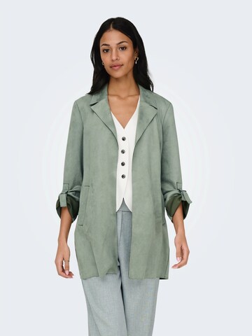 Manteau mi-saison 'ONLJOLINE' ONLY en vert : devant