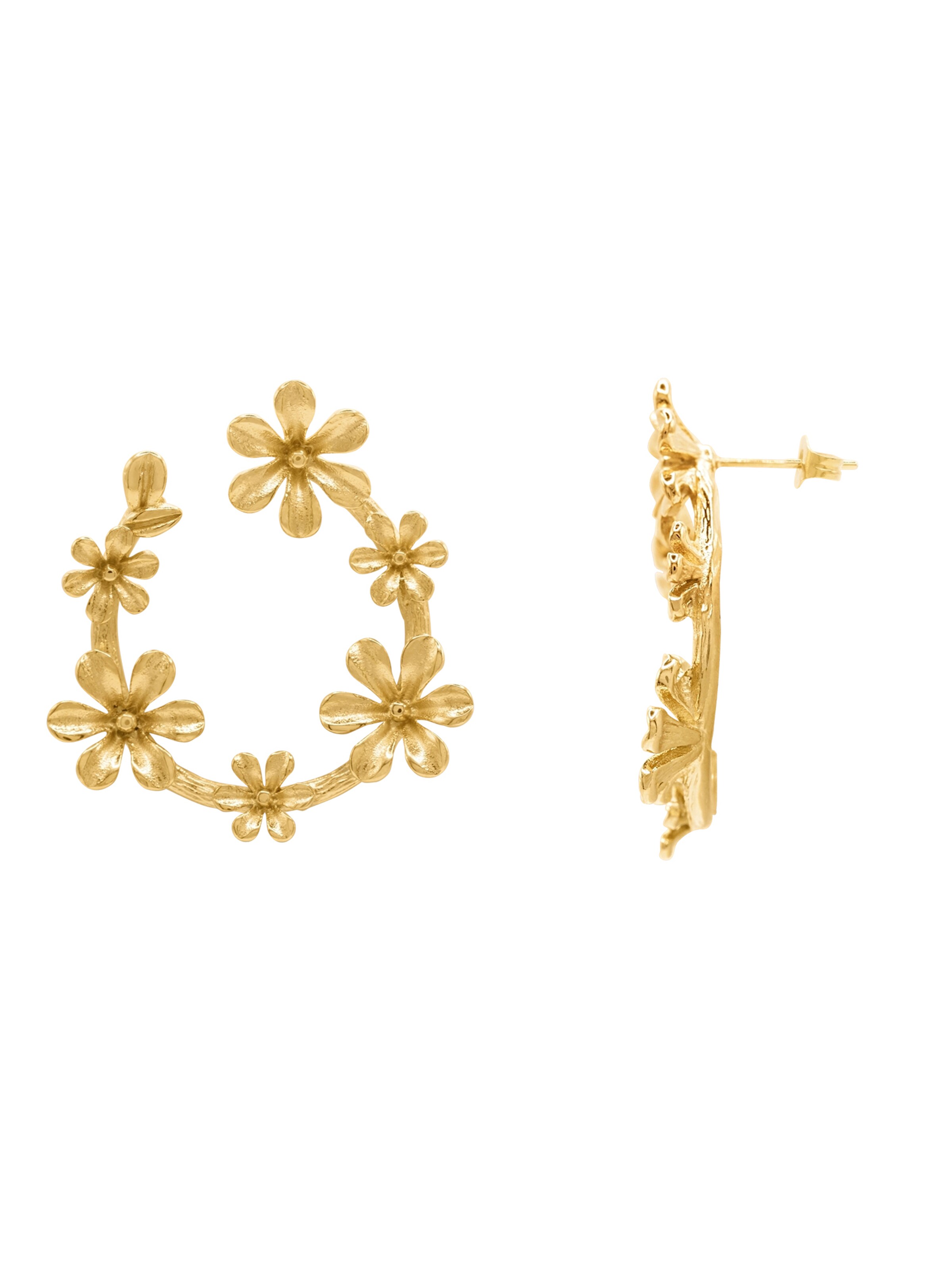 Boucles d'oreilles 'Fiaara' Heideman en or