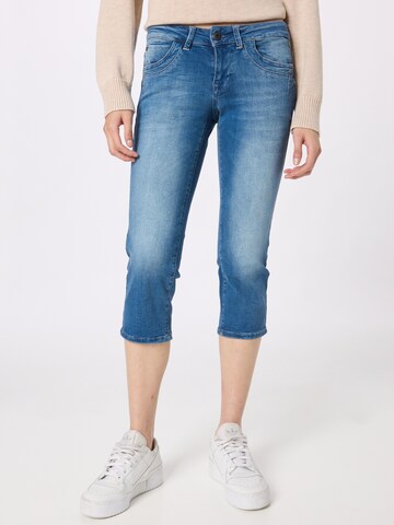 FREEMAN T. PORTER Slimfit Jeans 'Kamelia' in Blauw: voorkant