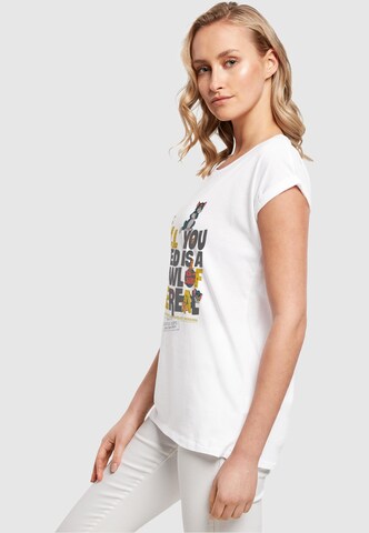 T-shirt 'Tom And Jerry - All You Need Is' ABSOLUTE CULT en blanc