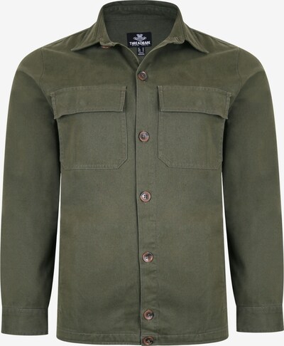 Threadbare Veste mi-saison en marron / vert, Vue avec produit