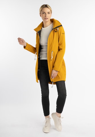 Manteau fonctionnel Schmuddelwedda en jaune