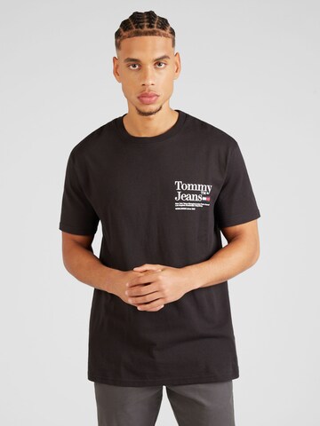 T-Shirt Tommy Jeans en noir : devant