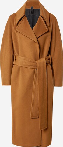 DRYKORN Between-Seasons Coat 'ALPERTON' in Brown: front