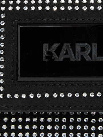 Karl Lagerfeld Дамска чанта 'Crystal' в черно