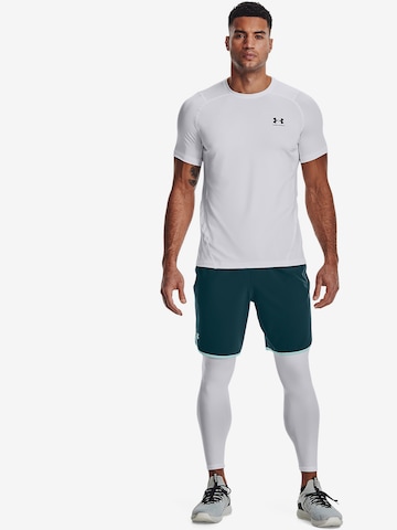 Skinny Pantalon de sport UNDER ARMOUR en blanc
