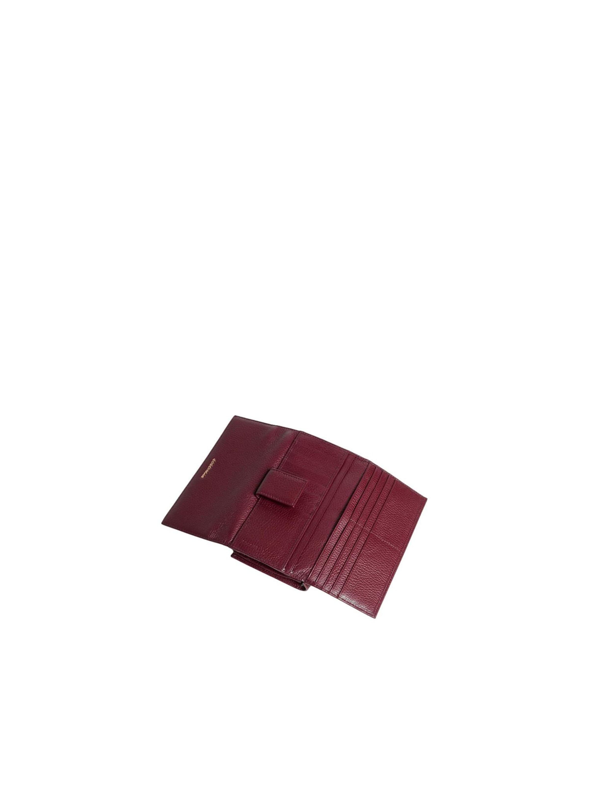 Portamonete 'COCCINELLE METALLIC 6' di Coccinelle in rosso