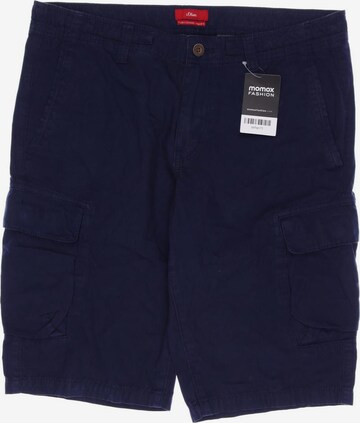 s.Oliver Shorts in 34 in Blue: front