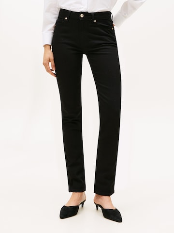 Coupe slim Jean TOMMY HILFIGER en noir : devant